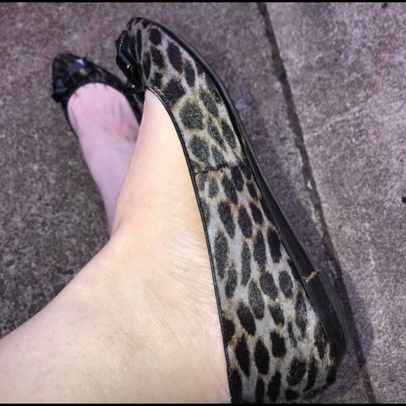 Pony Hair Leopard Print Flats - Picture 6 of 8